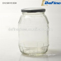 1000ml 1L Large glass body material and cookie use glass jars for honey,food, pickle                        
                                                Quality Choice